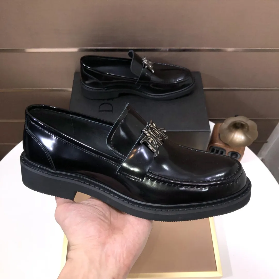 Men's shoes 💰680💰[Dior] (water-dyed cowhide lining) Dior original 1:1 high-quality factory, imported original materials, imported version of raw cowhide, water-dyed cowhide lining, original TPU outsole, code number: 38-44